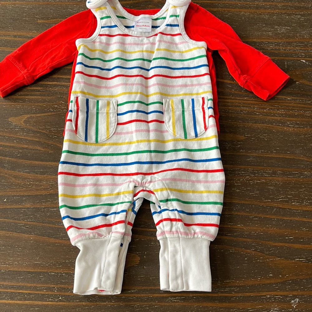 Hanna Andersson 2pc overall set